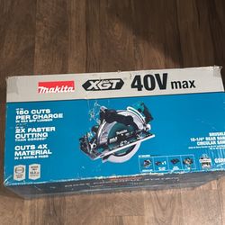 Makita 40V Max XGT Brushless Rear Hand 10-1/4 in. Circular Saw Kit, AWS Capable (4.0Ah) 