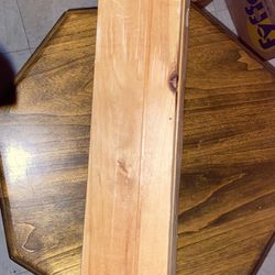 29” Pine Shelf w/Plate Groove 