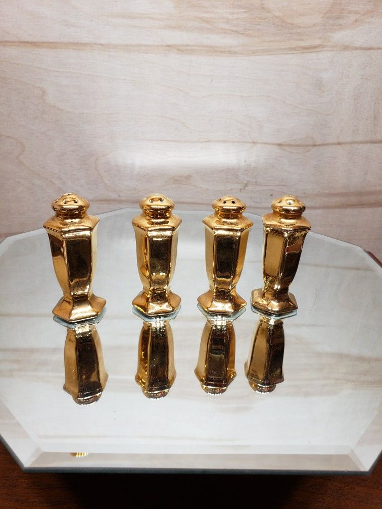 Vintage Czechosolvaki Porcelain Salt Pepper Shakers