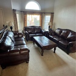 Sofa Loveseat Coffee Table And End Tables 