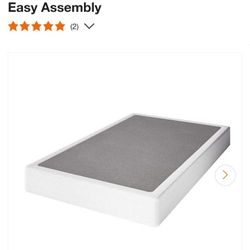 4 in. High low profile heavy duty Twin Xl Box Spring with Sturdy Steel Structure