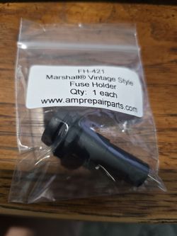 Marshall style fuse holder