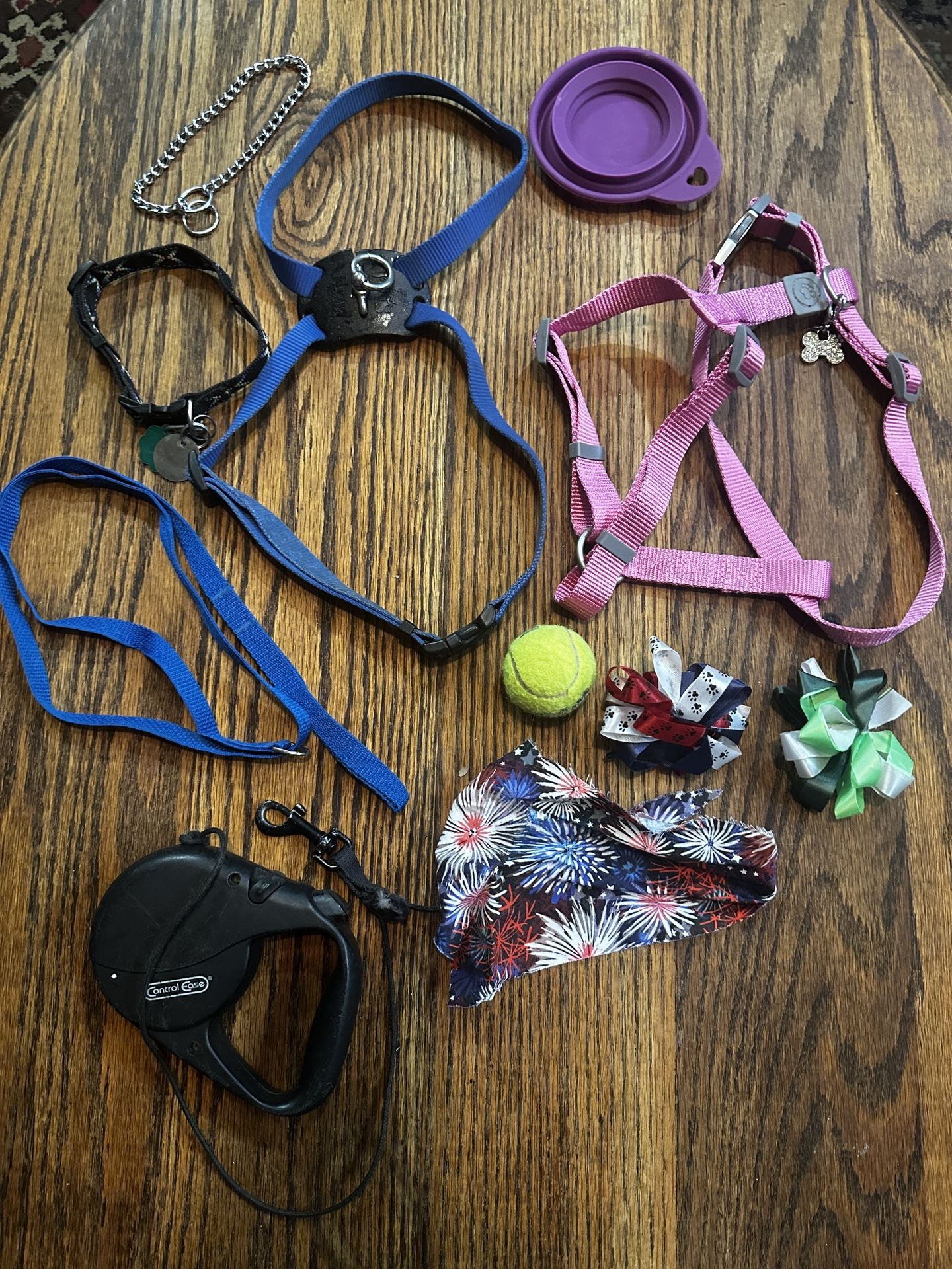 Small Dog Harnesses, Collars, Neck Scary, Collar Decorative Festive Bows