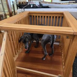 Oak Crate For Big Dogs