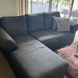 Heather Grey L Shaped Sectional