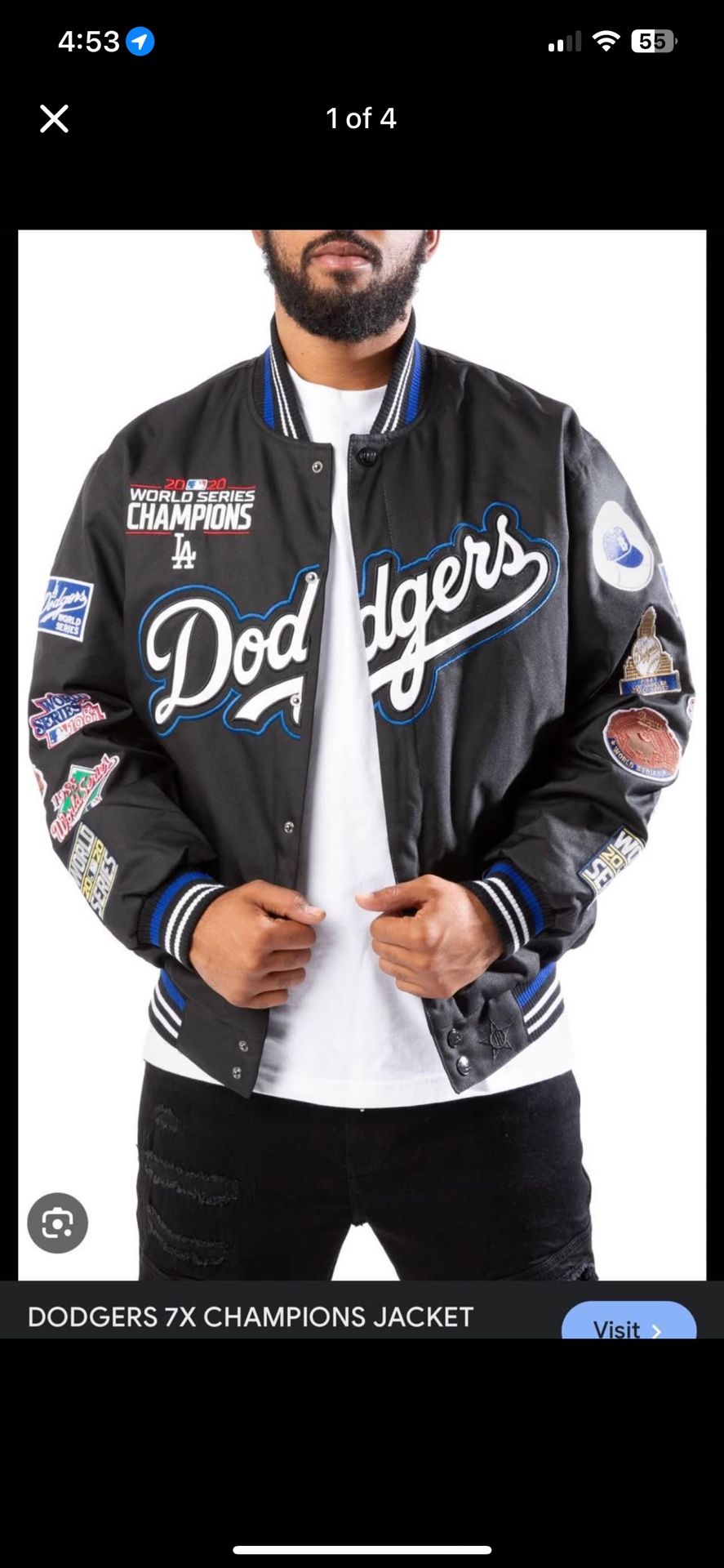 Dodgers 2020 World Series Champions( Large)