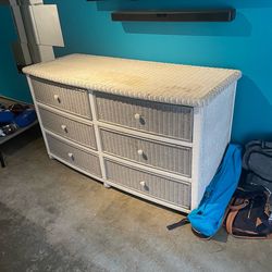 Wicker dresser