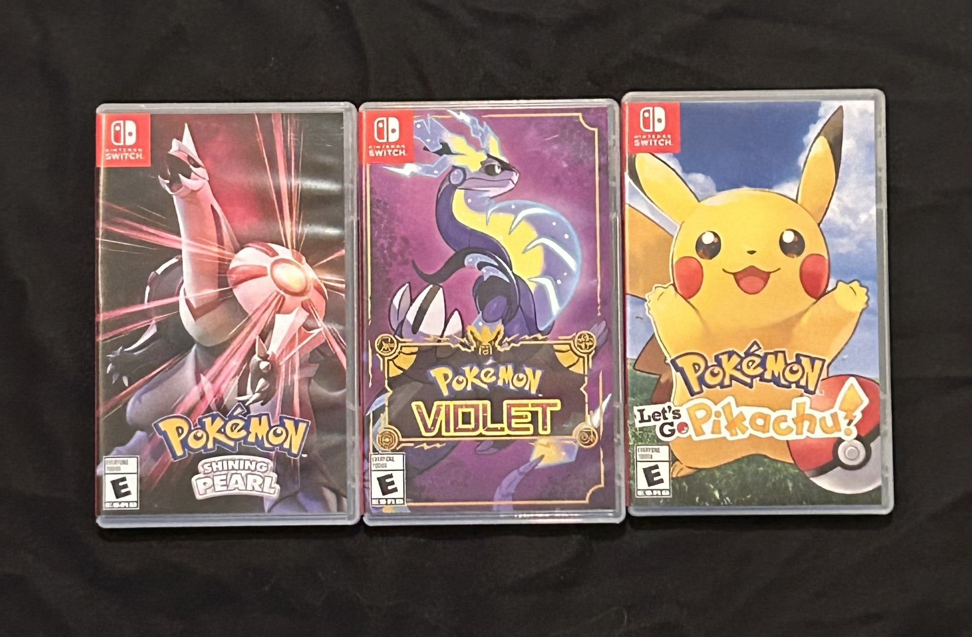Pokemon Switch Bundle-Shining Pearl, Violet, and Let's Go Pikachu!