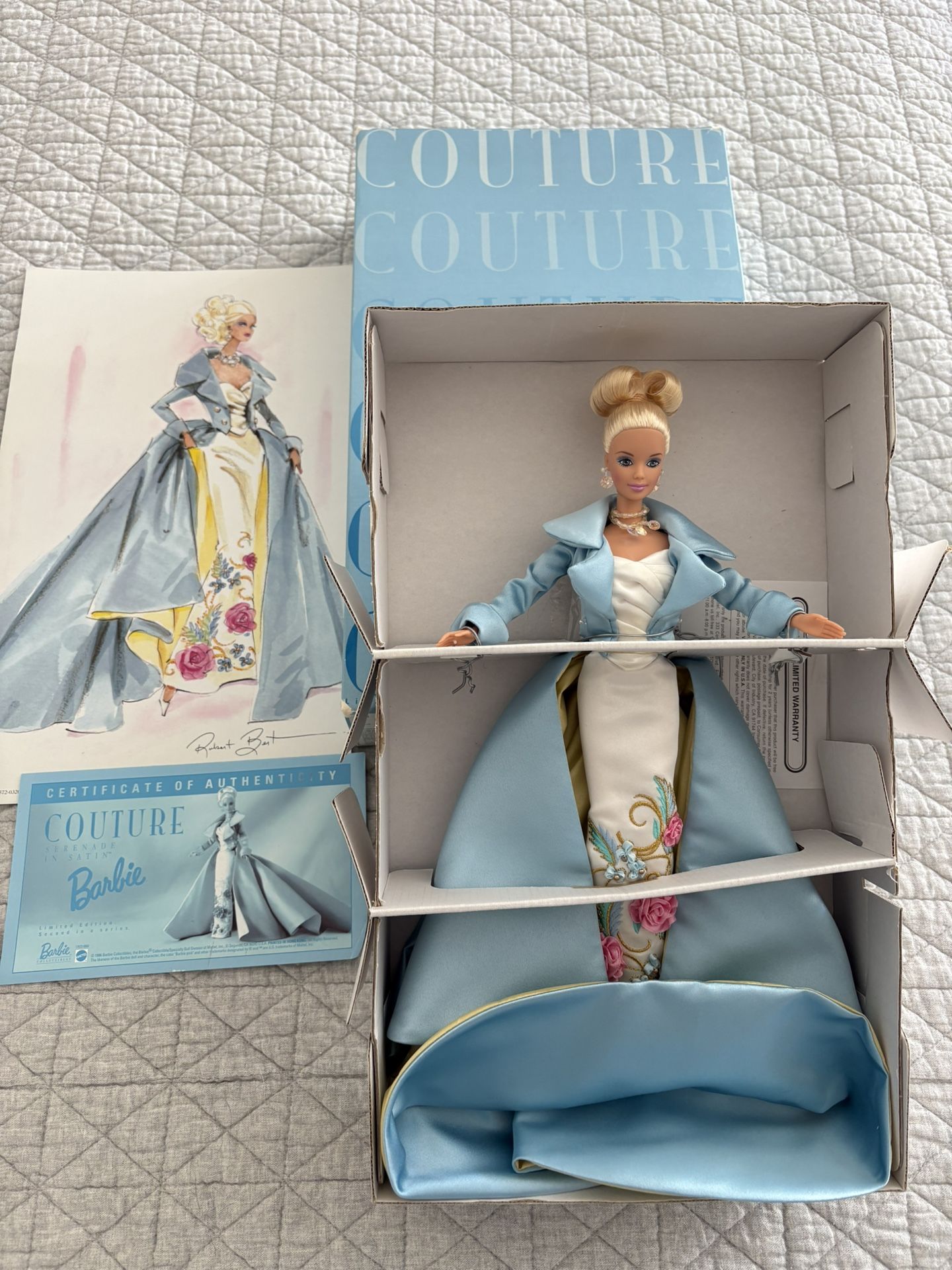 Barbie couture Doll Serenade In Satin Collectable Vintage 