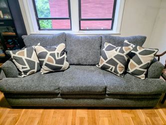 Gray 4 cushion Sofa