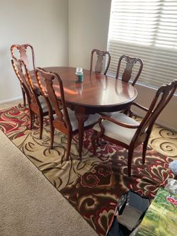 Solid wood dining set