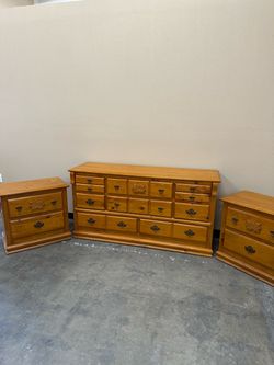 Dresser and 2 Nightstands