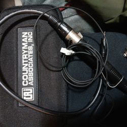 Countryman B3P4FF05B B3 Omnidirectional Round Lavalier Microphone for Hardwire Transmitter (Black)