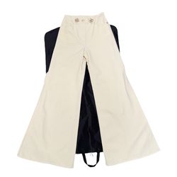 Chanel Denim Light Yellow Wide-leg Pants New