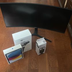 Monitor - iPad - Canon, Nikon Flash - DJI RS 3 MINI - GoPro Hero 13 Content Edition 