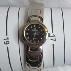 Silver Premiere Designs Metal Link Bangle Watch