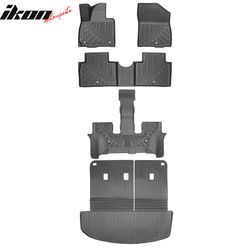 Fits 2026 Hyundai Palisade 7/8 Seats Gas TPE Floor Mats+ Trunk Mat w/ Backrest Mat