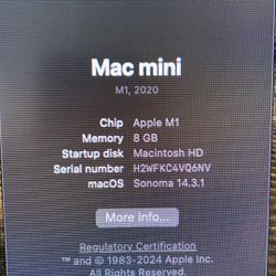 Mac Mini And Samsung TV/monitor