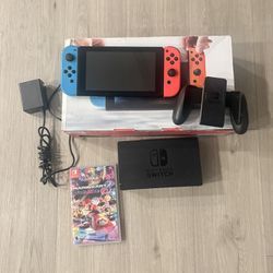 Nintendo Switch Bundle + Mario Kart 8 Deluxe – Complete Dock Set