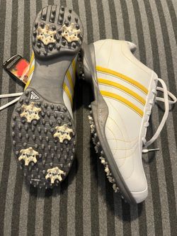 Adidas signature Natalie golf shoes size 8 new w/ tags white/yellow