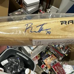 Ronald Torreyes Signed Bat