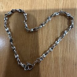 Serpentine Twisted Silver Bracelet 