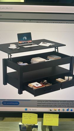 Rolanstar coffee table lift top