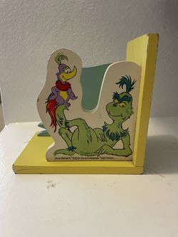 VINTAGE DR SUESS BOOK END/HOLDER