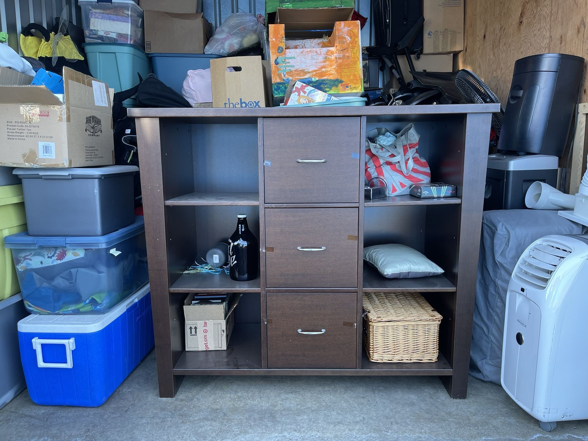 Office Shelving w/ File Cabinets 