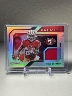Trey Sermon 49ers RC Relic Prizm Football