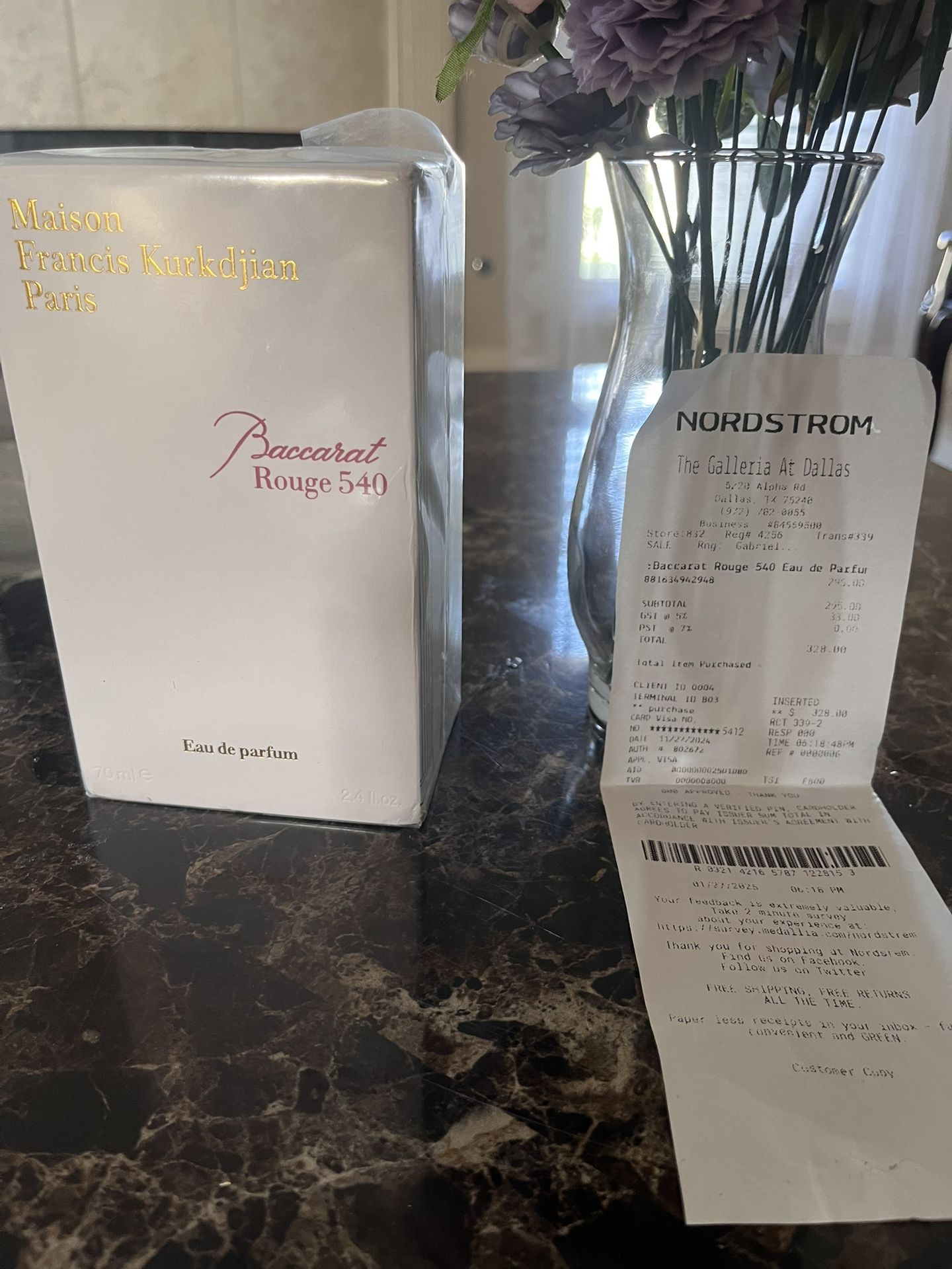 Baccarat rouge 540 Eau De Parfum (Sealed)
