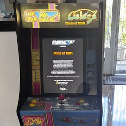 Arcade 1up Ms Pac-Man Galaga Class Off 1981  OBO