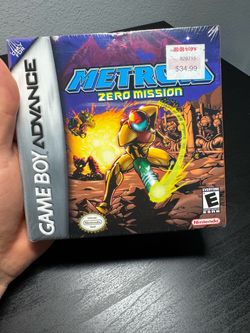 Sealed Nintendo Gameboy Advance Metroid Zero Mission