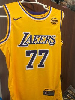 Luka Doncic Yellow Los Angeles Lakers Jersey