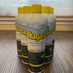 Bulk 6 Pack Niagara Original Finish Ironing Spray Starch Plus (20 oz) Crisp NEW