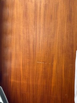 Teak 4 drawer filing cabinet (legal size)