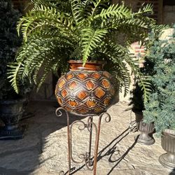Artificial Plant & Stand