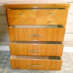 L.A. Furniture - Mid-Century 4 Drawer Solid Wood Dresser - Delivered