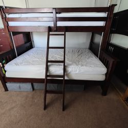 bunk bed twin over queen