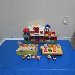 Animals Farm Interactive / Peek Pop-Up Animal / Alligator Pounding Bench