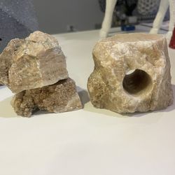 Fish Tank Real Stone Decor Hideaway 