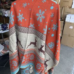 Poncho Estampado colorido