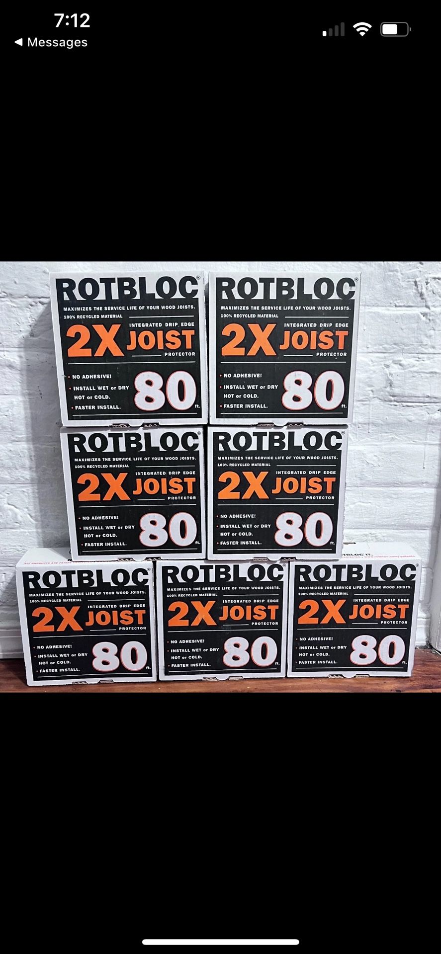 Lot of 7 - ROTBLOC RB2XJ 2X Joist Protector