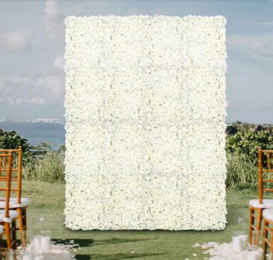 Artificial Flower Wall Panel, Background Decoration