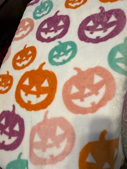 3 New Halloween blankets 4x6