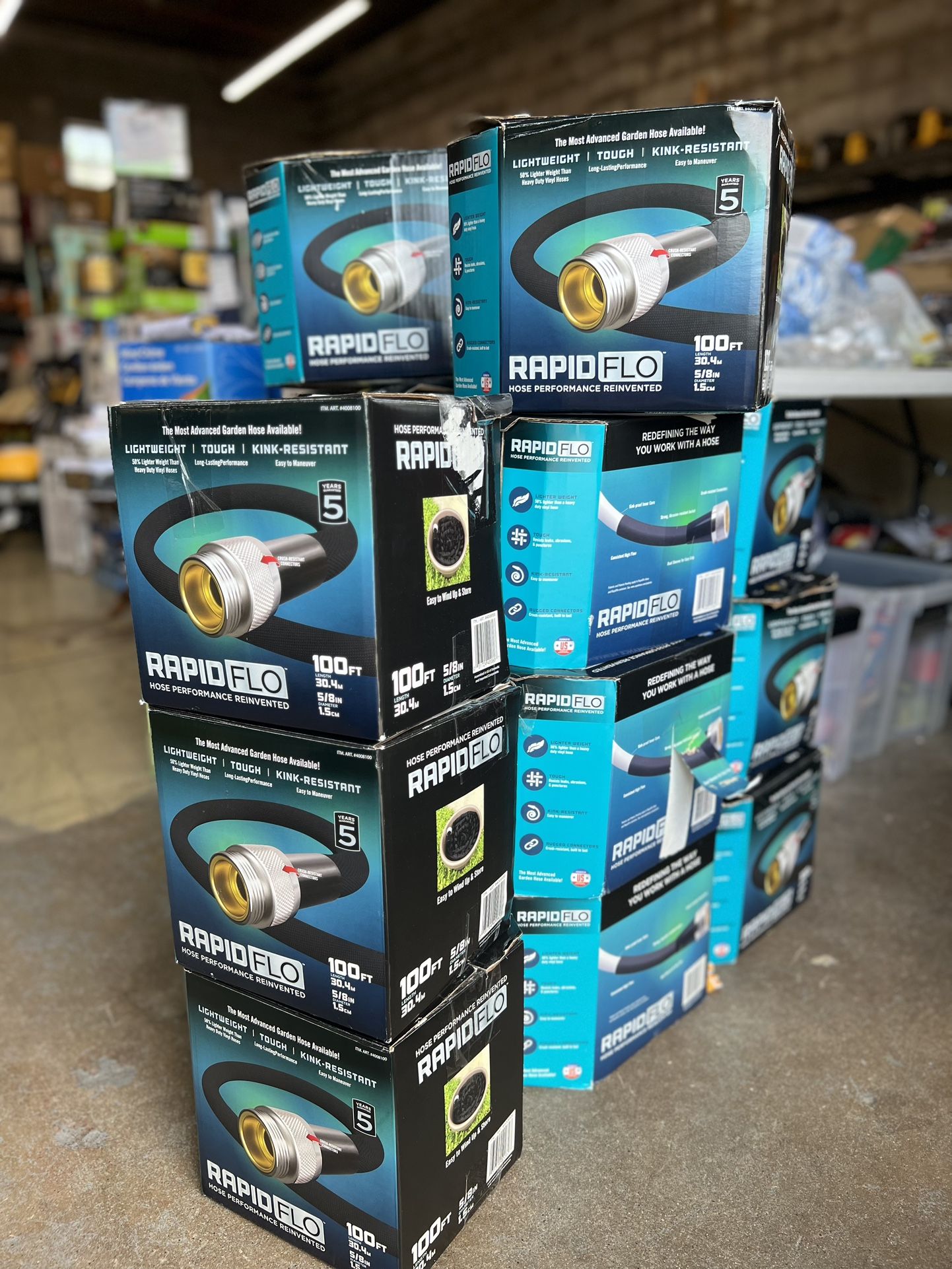 Rapid Flo 5/8 in. x 100 ft. Compact Garden Hose