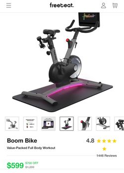 Brand new free beat boom bike with 15.6 inch touchscreen