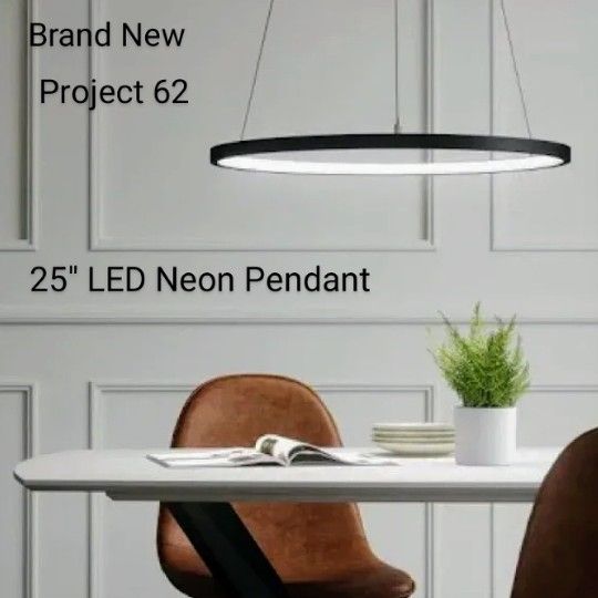 Brand New Project 62 25" Led Neon Pendant