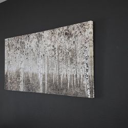 Graham & Brown Neutral Watercolor Wood Wall Art 