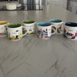 State & Regional Souvenir Cups Bundle (6 pcs)
